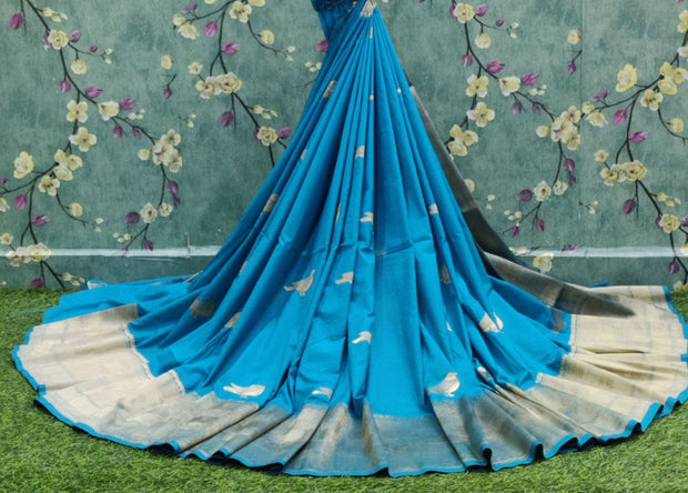 Blue Dola Georgette 27FEB2