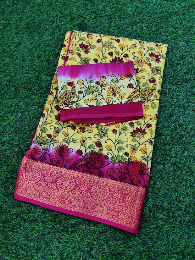 Yellow Pallavi Cotton 8MAR15E