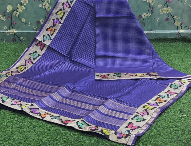 Purple Tussar Silk 9MAR3E