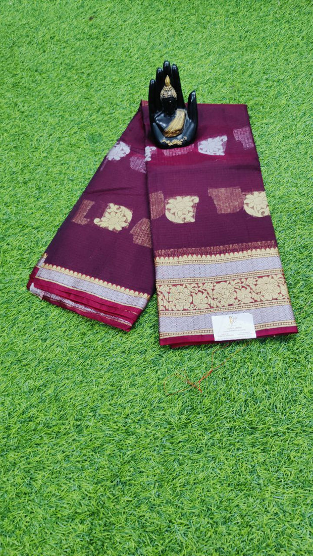 Brown Pure Kota Cotton 18MAR18E