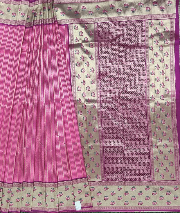 Pink Banarasi Pattu 19MAR2E