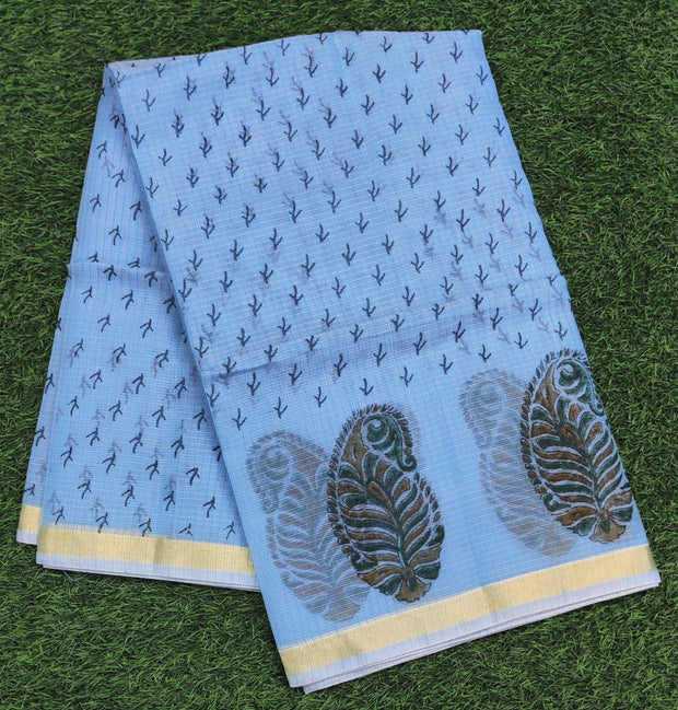 Blue Pure Kota Cotton 4APR12E