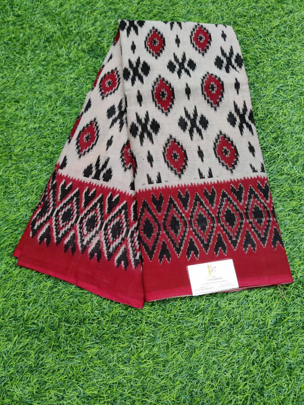 Red Ikkat Cotton 13APR15E
