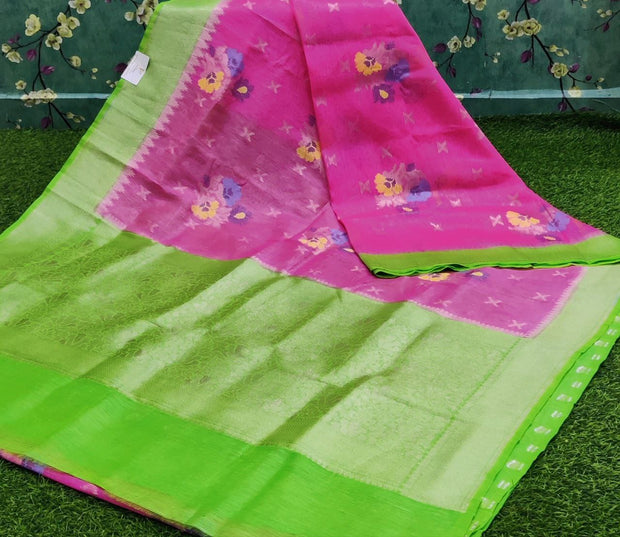 Pink Jute Pattu 14APR1E