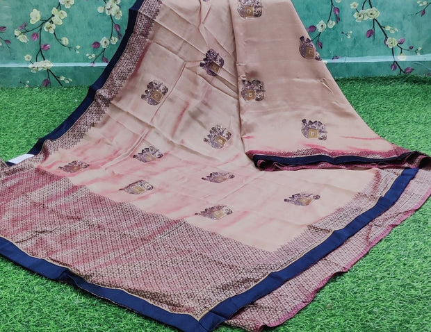 Peach Shimmer Georgette 15APR8E
