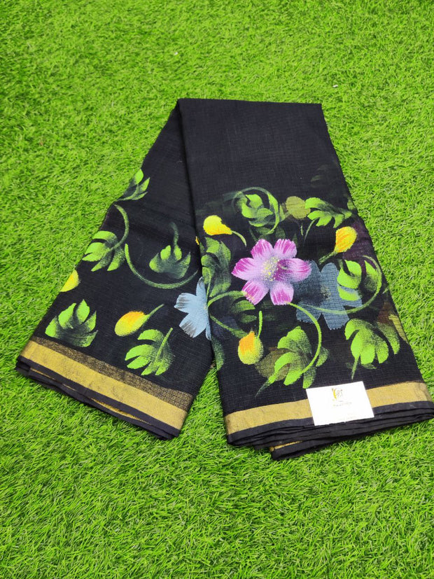 Black Pure Kota Cotton 16APR8E