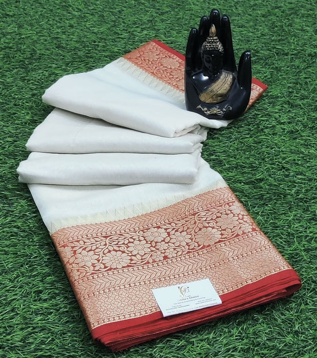 White Jute Banarasi 21APR13E