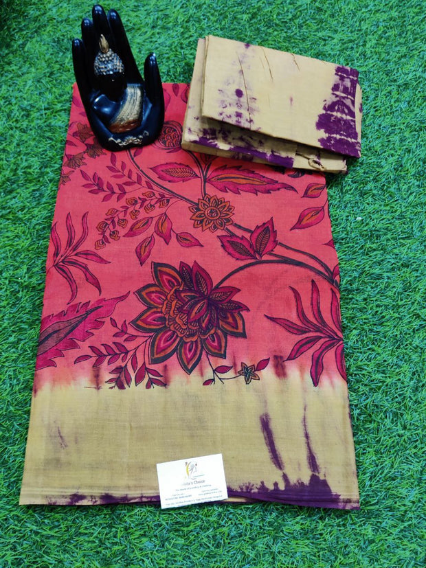 Orange Pallavi Cotton 22APR3E