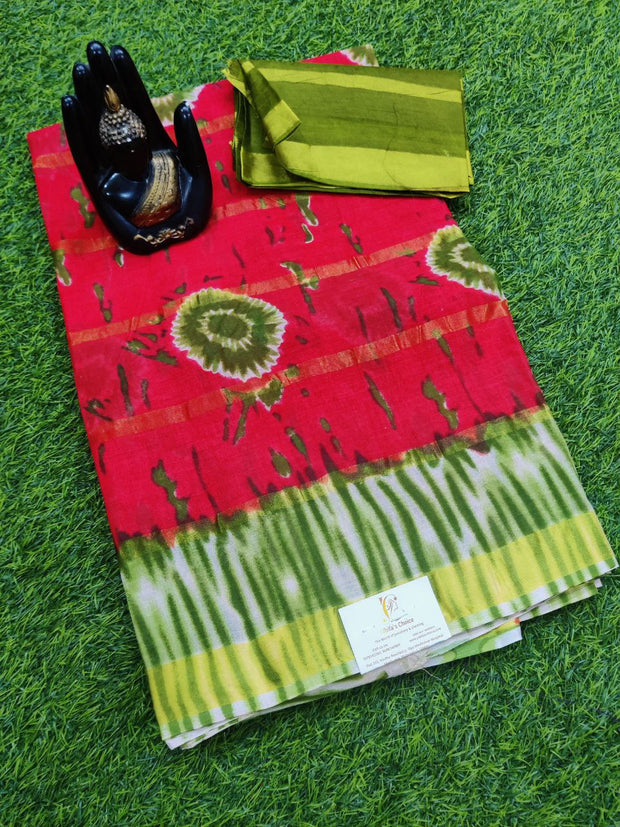 Red Pallavi Cotton 22APR13E