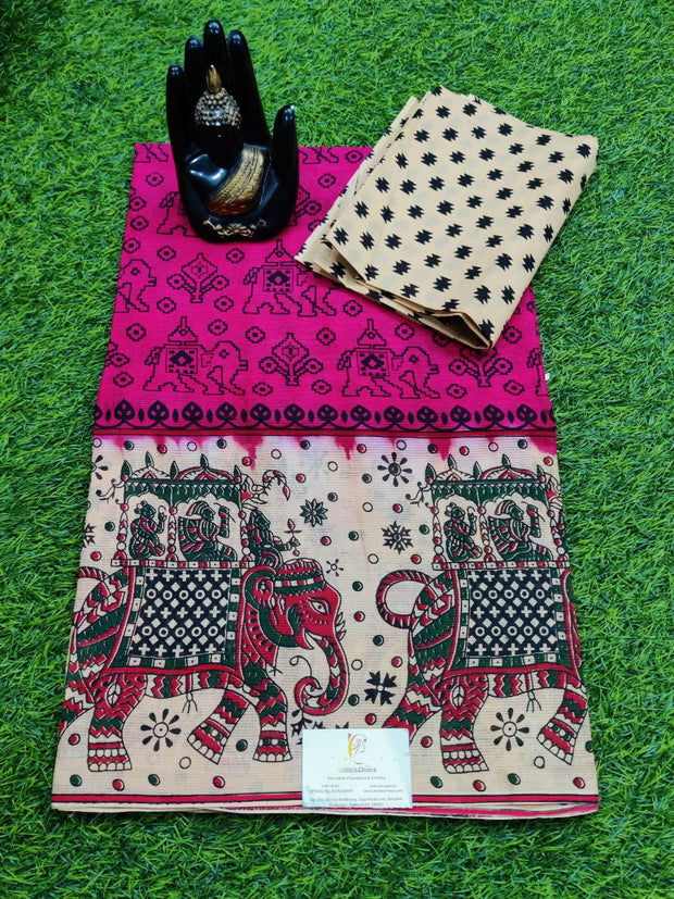 Pink Pallavi Cotton 22APR9E