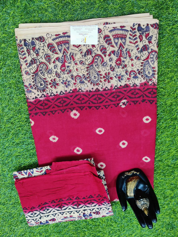 Red Pallavi Cotton 22APR22E