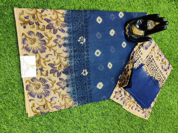 Blue Pallavi Cotton 22APR24E