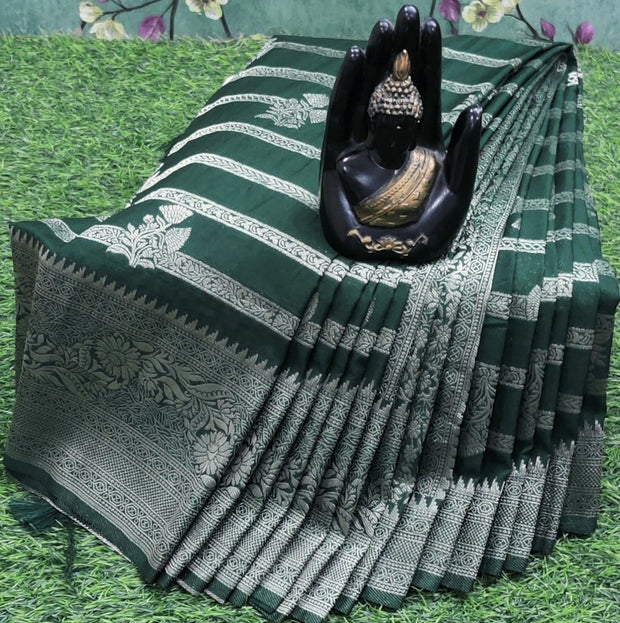 Green Pure Georgette 26APR3E