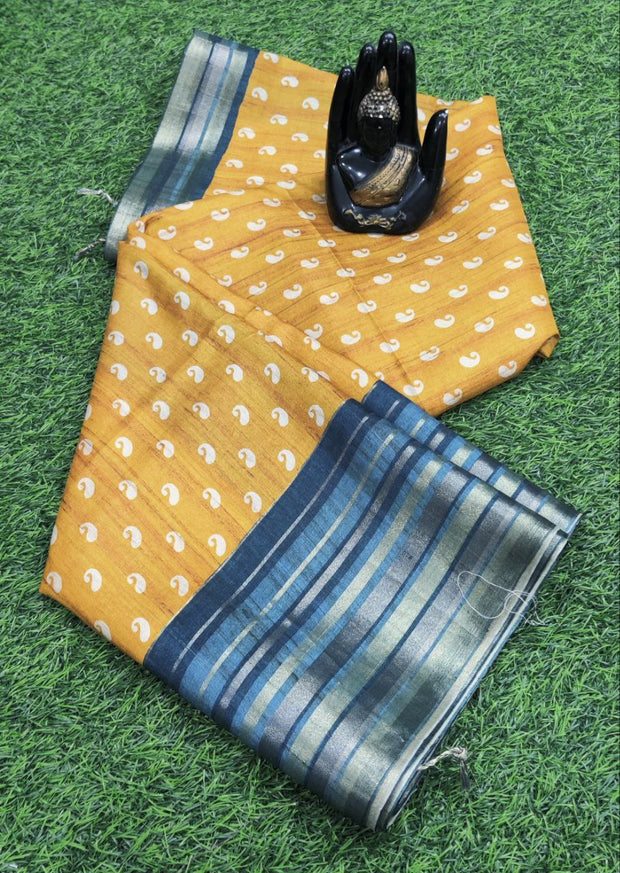 Yellow Khadi Pattu 27APR1