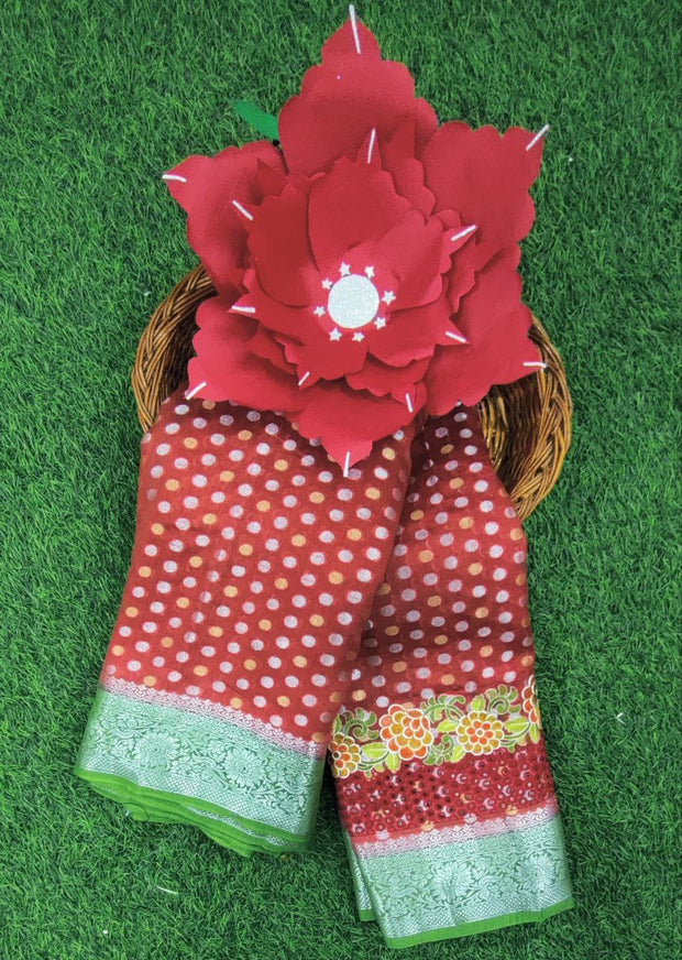 Red Dupiyana Pattu 1MAY1E