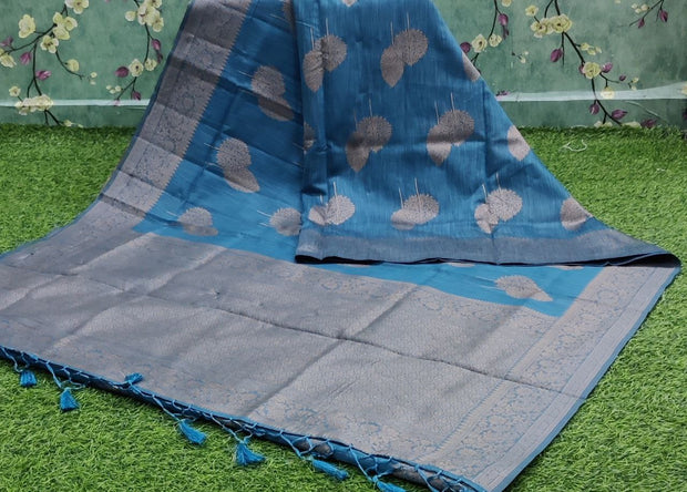 Blue Jute Pattu 3MAY12E