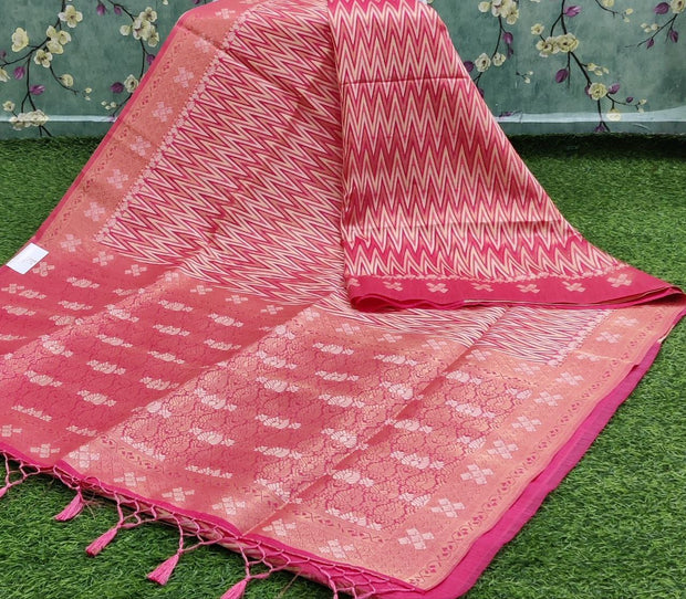 Rani Pink Chanderi Silk 7MAY3E
