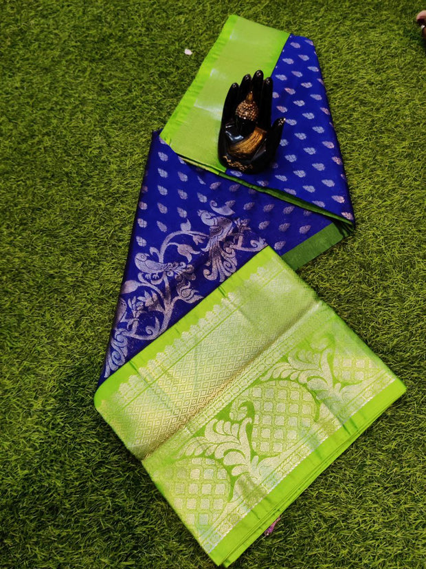 Blue Mangalagiri Pattu 10MAY13