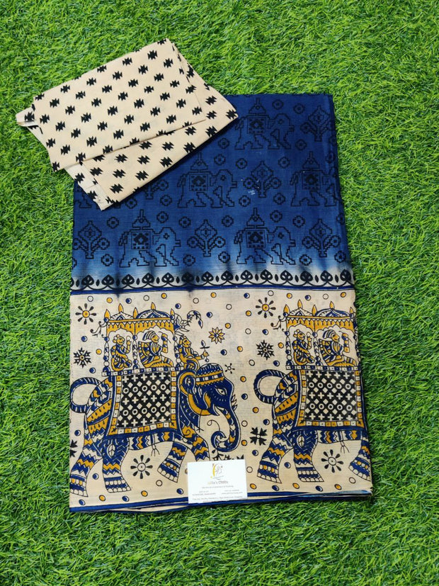 Blue Pallavi Cotton 10MAY17E