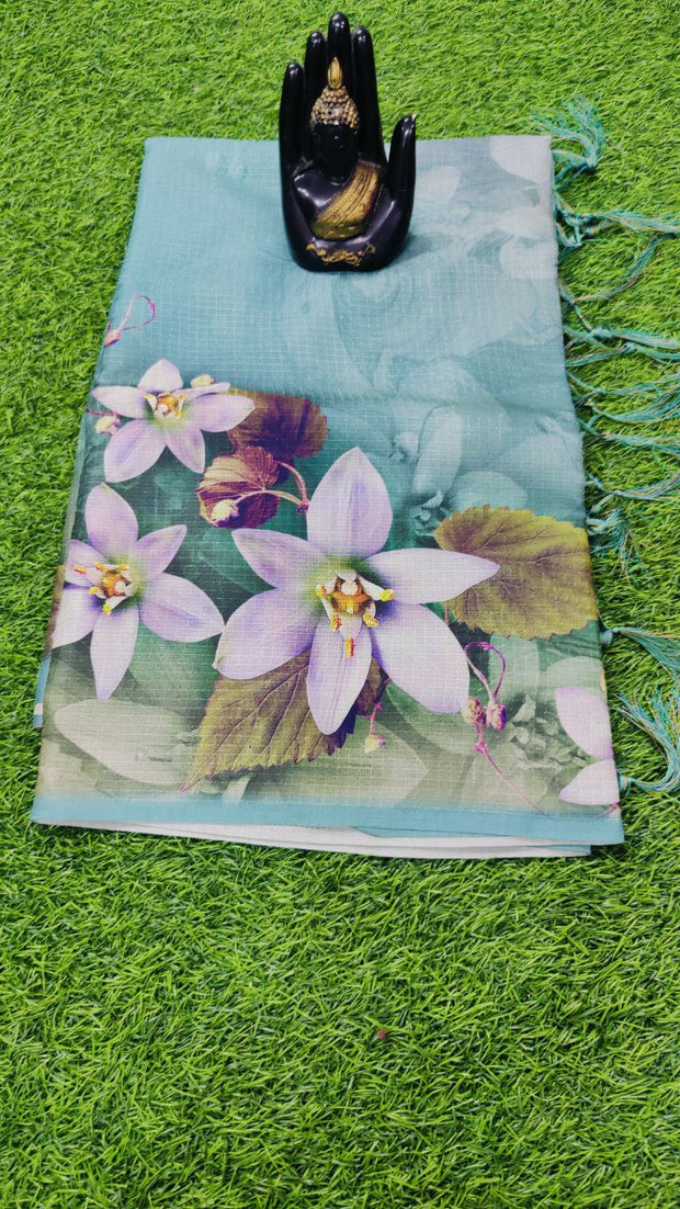 Lux Green Jute Tussar 11MAY14
