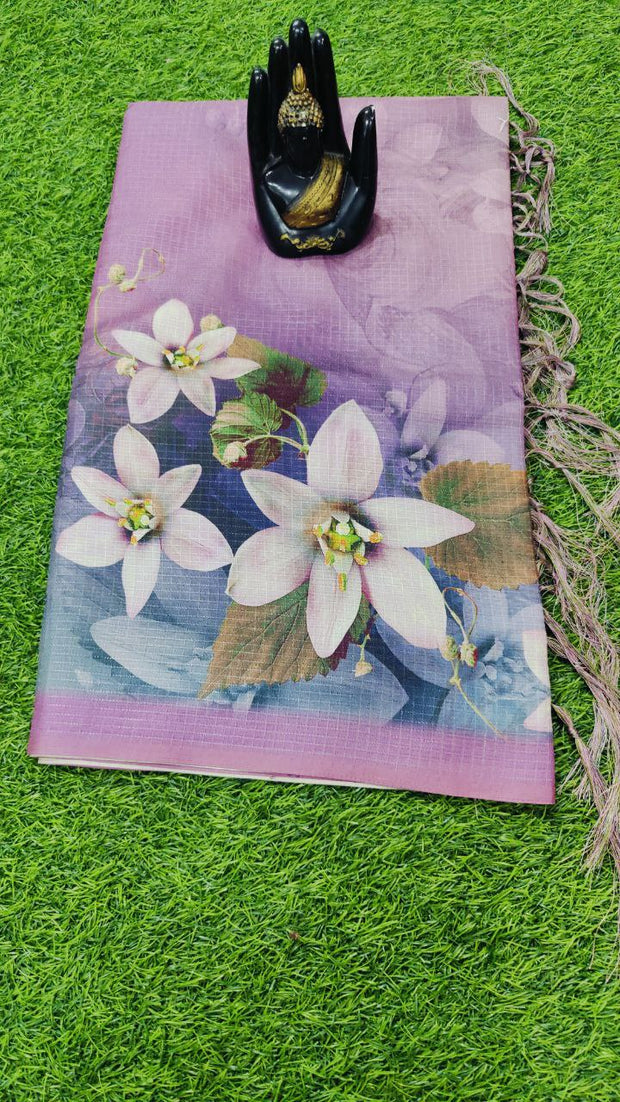 Lavender Jute Tussar 11MAY16