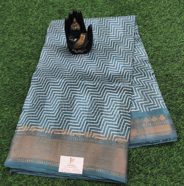 Light Blue Lotus Voile 11MAY8E