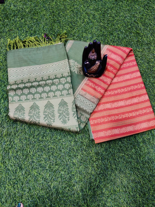 Red Khadi Pattu 12MAY4