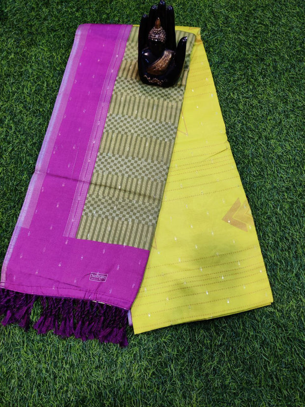 Green Khadi Pattu 12MAY13