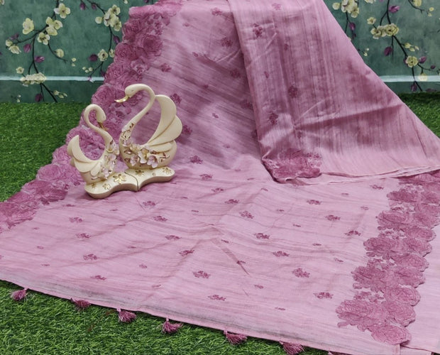 Light Pink Khadi Jute 12MAY7E