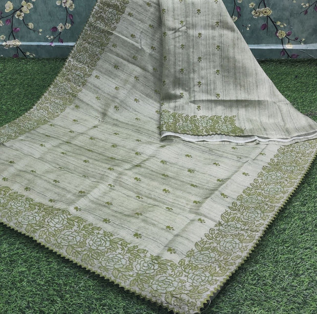 Light Green Khadi Jute 12MAY8E