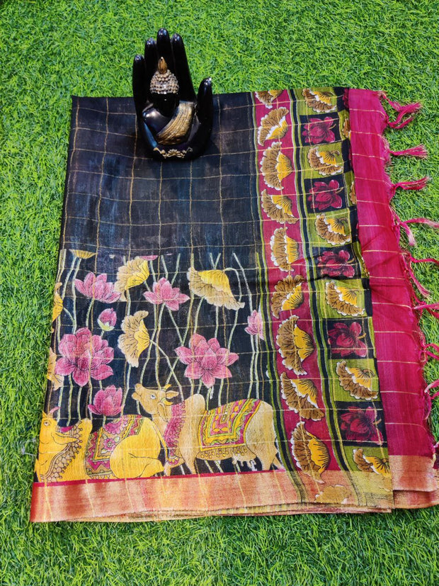 Black Handloom Mangalgiri 13MAY12