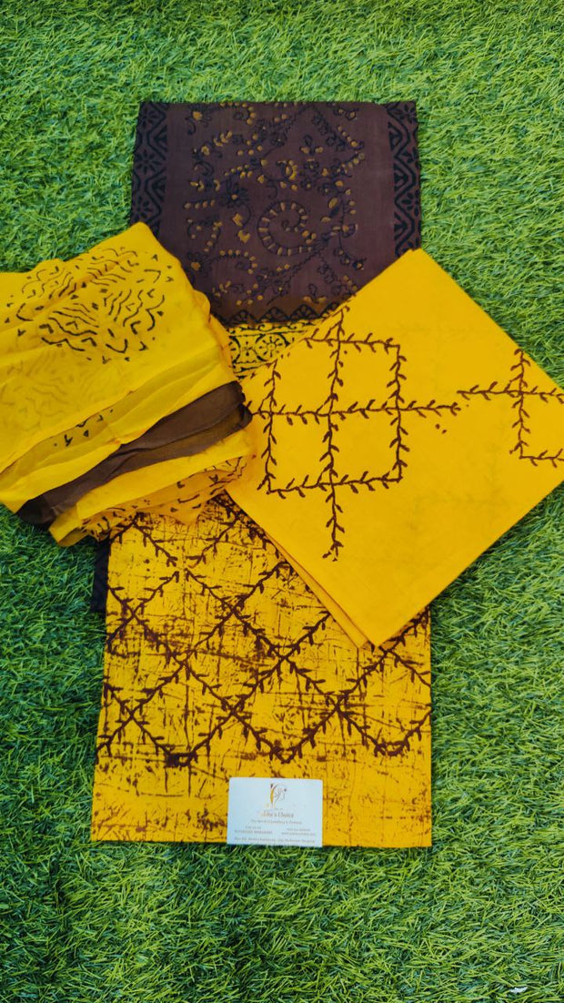 Yellow Pallavi Cotton 13MAY6E