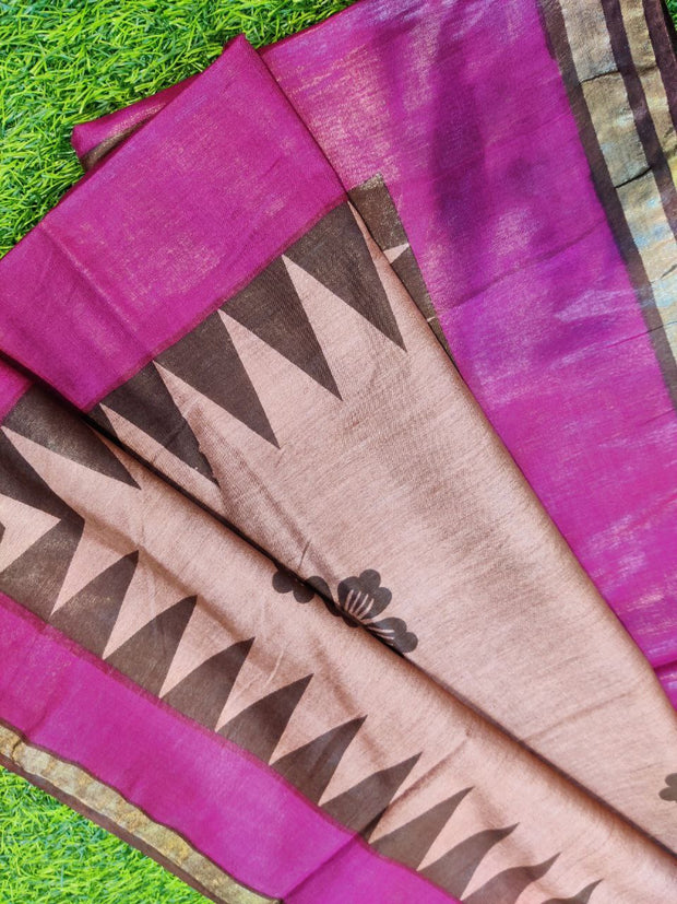 Brown Ghicha Tussar 15MAY14