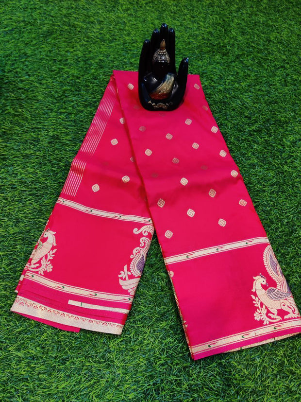 Rani Pink Banarasi Pattu 16MAY12