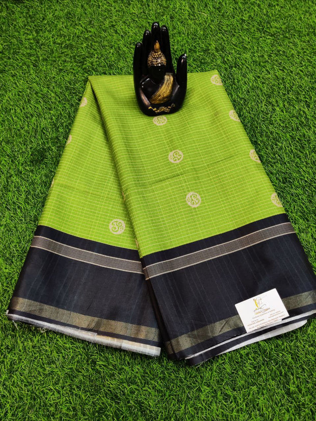 Green Khadi Pattu 17MAY9