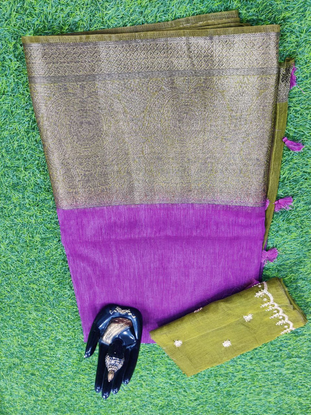 Burgundy  Jute Pattu 19MAY18
