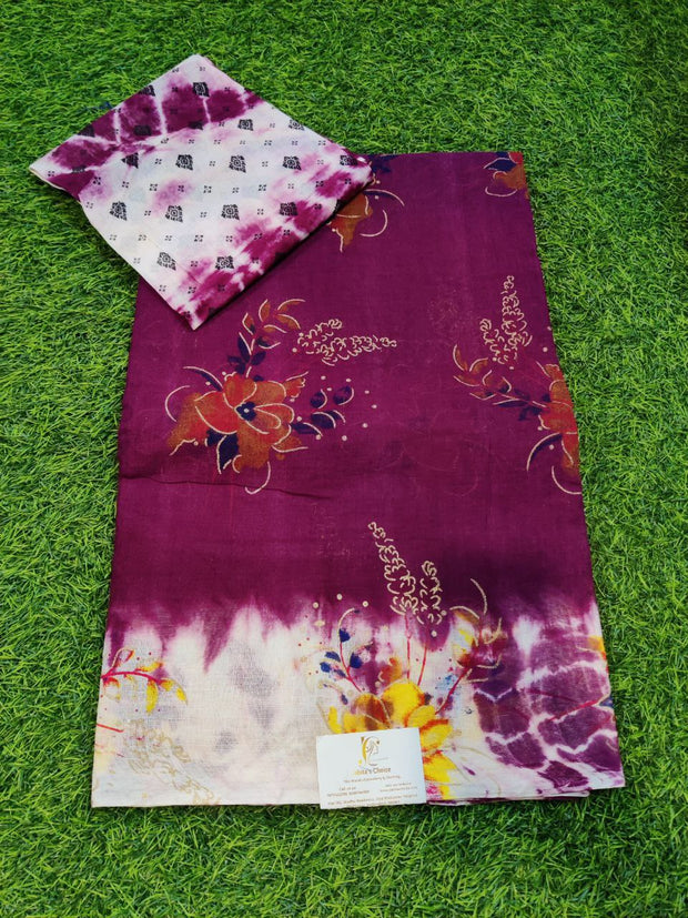Burgundy Pallavi Cotton 19MAY16E
