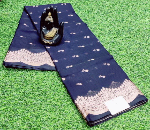 Dark Blue Silk Kota 20MAY6E