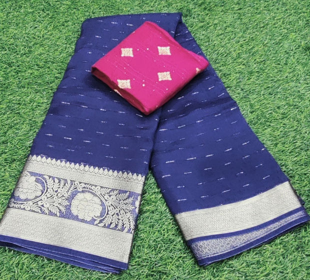 Blue Dola Georgette 21MAY9E
