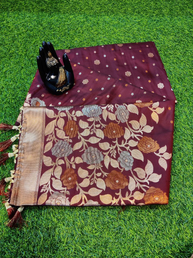 Brown Charishma Pattu 22MAY8