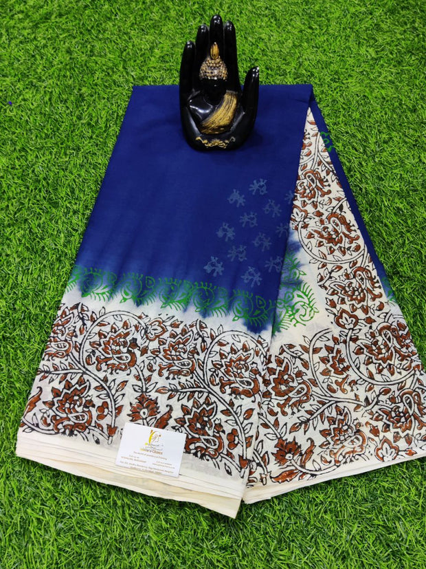 Blue Pallavi Cotton 22MAY11E