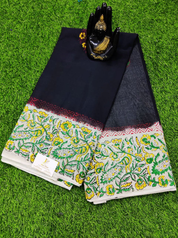 Black Pallavi Cotton 22MAY16E