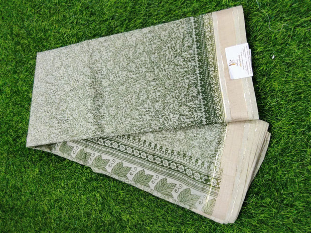 Light Green Lotus Cotton 23MAY20E