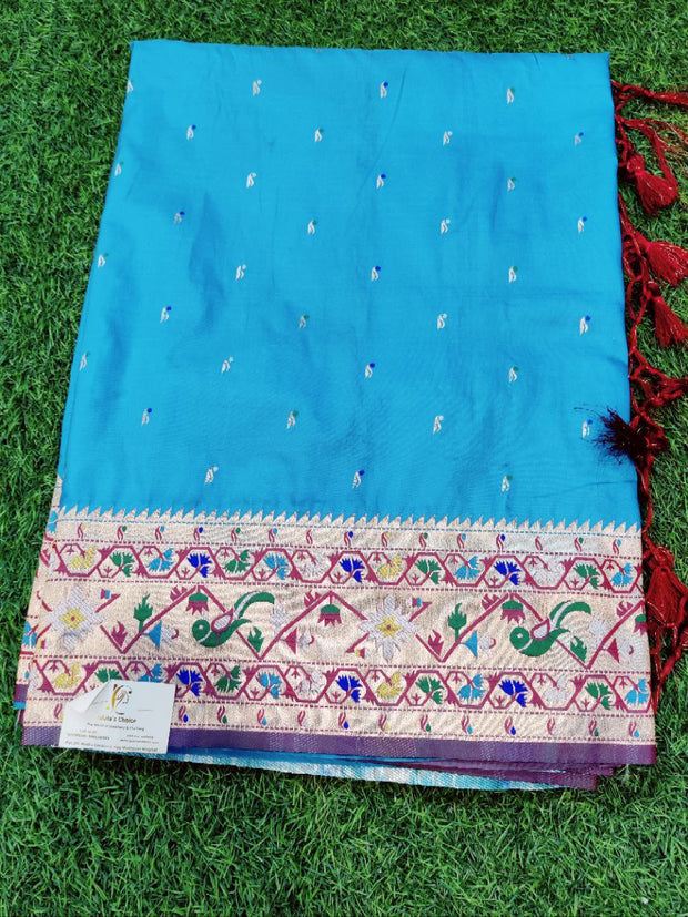 Blue Katan Banarasi 25MAY8E