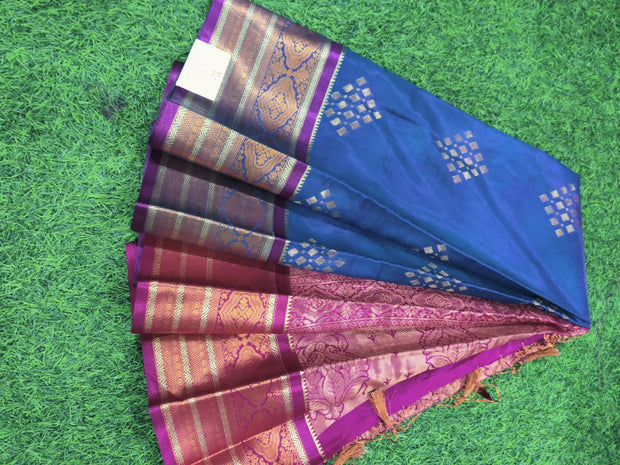 Blue Mushroom Pattu 30MAY15