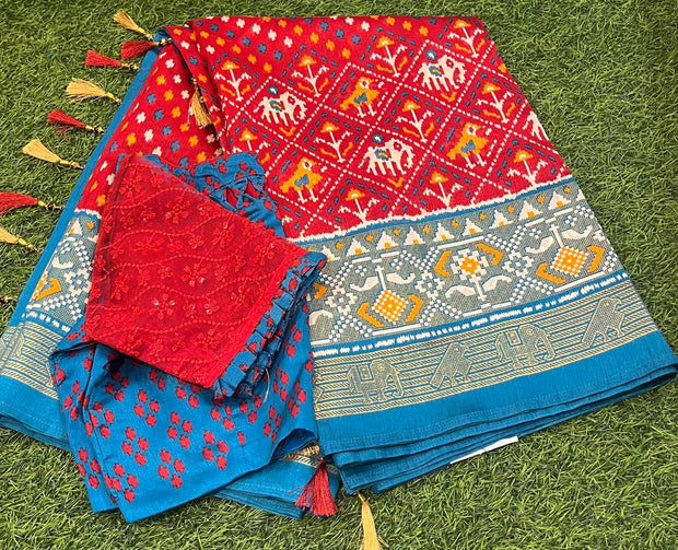 Red Patalo Silk 31MAY1E