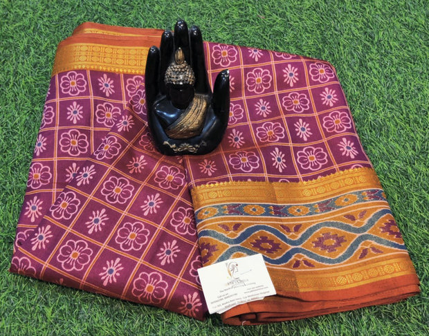 Burgundy Patalo Pattu 3June7