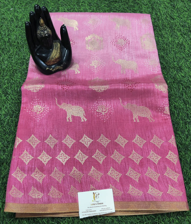 Pink Khadi Silk 4JUN1