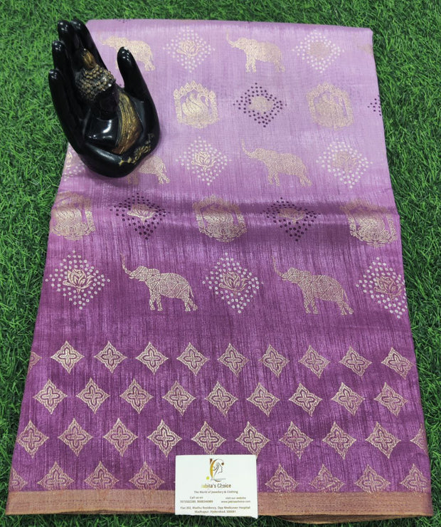 Onion Pink Khadi Silk 4JUN4