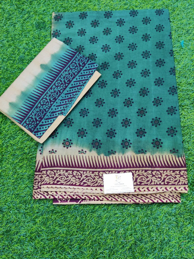 Green Pallavi Cotton 6JUN15E